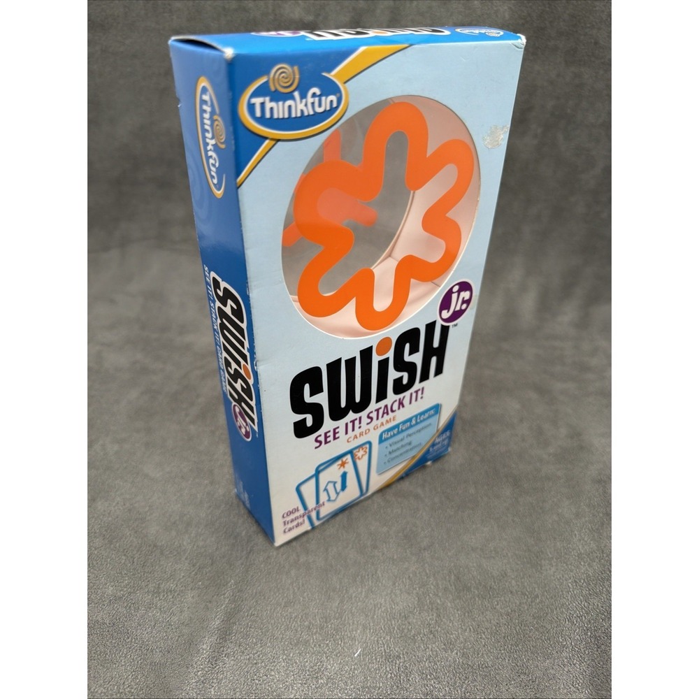 SWISH Jr. See It! Stack It Card Game ThinkFun NEW OPEN BOX - Picture 7 of 7